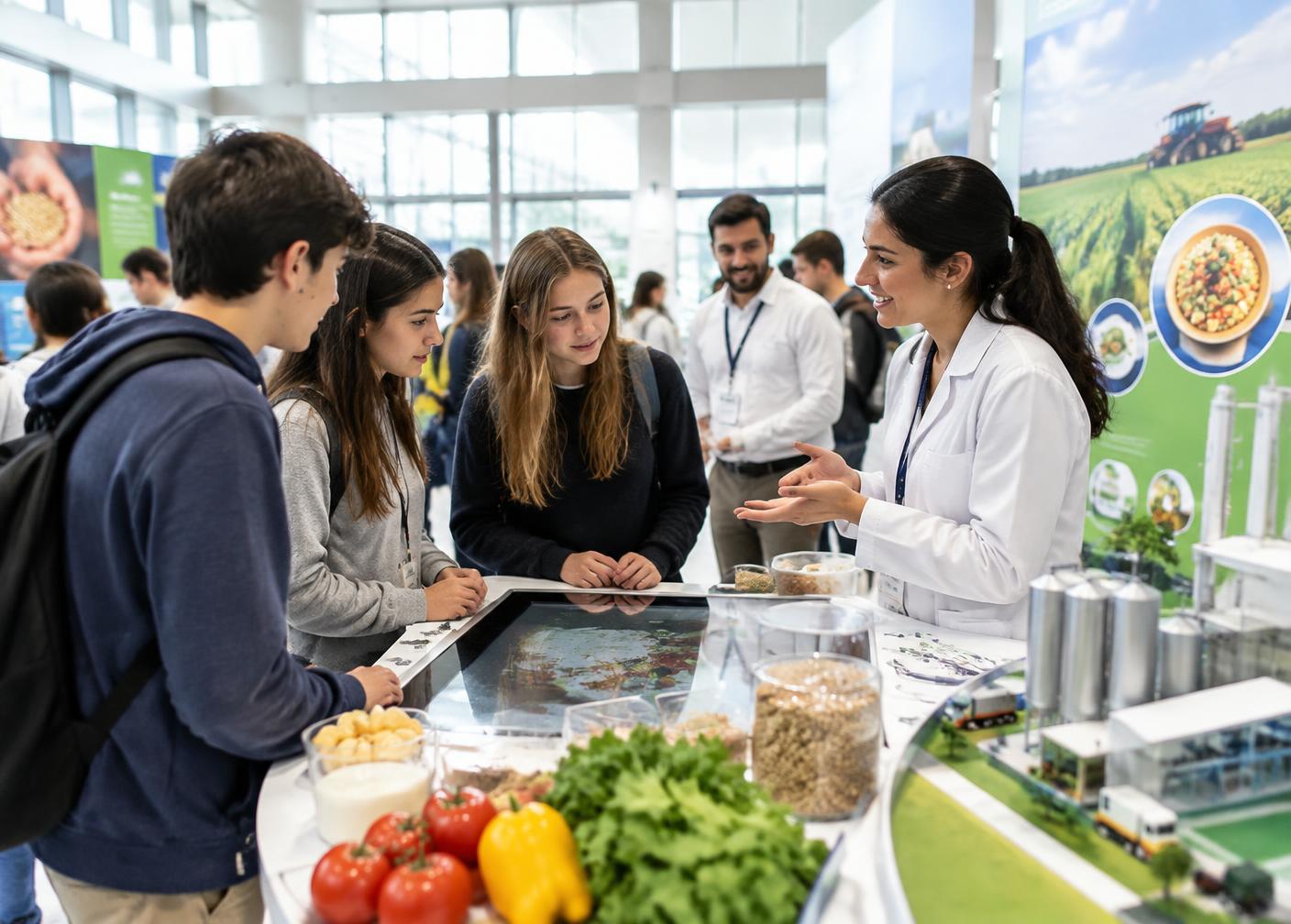 Actividad divulgativa sobre la industria alimentaria con estudiantes y profesionales