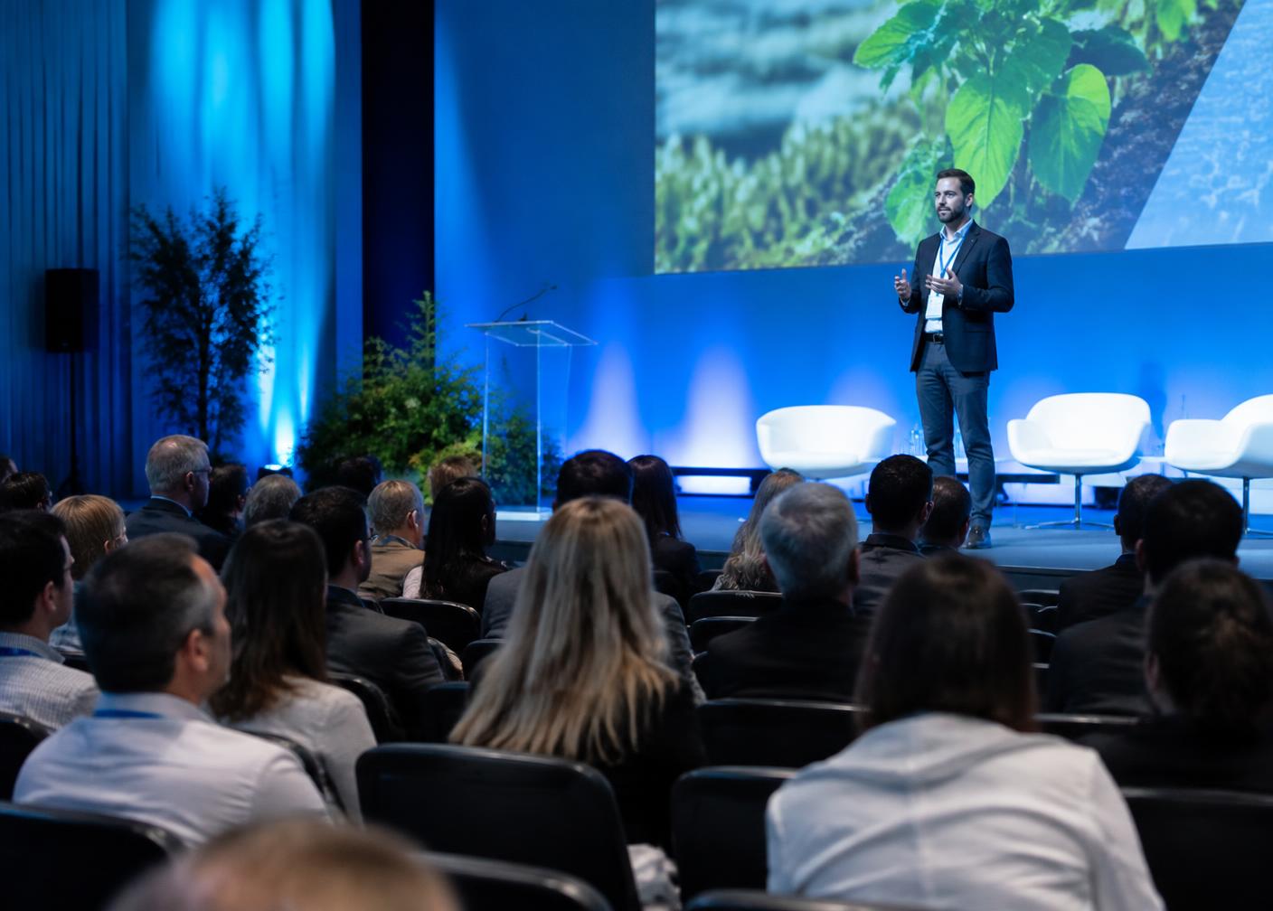 Ponencia ante público profesional en una jornada técnica de innovación agroalimentaria